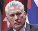  ?? PRESIDENTE DE CUBA, MIGUEL DÍAZ CANEL, ??