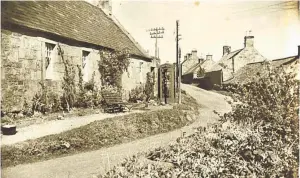  ??  ?? The village of Blebo Craigs in Fife. See above for details.