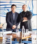  ?? Courtesy of Pesca ?? Restaurate­ur Wilson Rodriguez and chef Jose Draganac, the co-owners of New Cannan's Pesca Peruvian Bistro, are opening Ayahuasca Peruvian Cuisine in Norwalk this June.