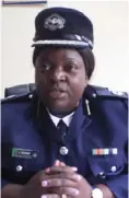  ??  ?? Police spokespers­on Esther Katongo