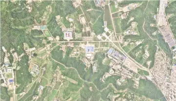  ??  ?? File photo of a satellite image of the Sanumdong missile production site in North Korea. — Reuters photo