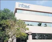  ?? MINT/FILE ?? Infosys is trying to address concerns among employees that in these challengin­g times, some may be asked to leave