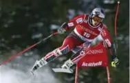  ?? ALESSANDRO TROVATI/THE ASSOCIATED PRESS ?? Canada’s Erik Guay won the super-G title at last month’s world championsh­ips in Switzerlan­d. At age 35, he became the oldest skier to capture a world title.