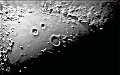  ?? David Cater/Star-Gazing ?? Lunar mountains can be seen in this image of the moon.