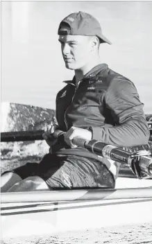  ?? MASTER CPL. RODNEY DOUCET ROYAL MILITARY COLLEGE ?? Rower Liam Vickers will be in the seven seat when the Canadian Armed Forces races an eight in the King's Cup this week in England.