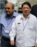  ?? AFP ?? El canciller nicaragüen­se, Denis Moncada, ha formado parte del equipo negociador.