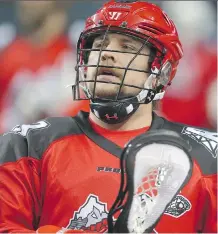  ?? JIM WELLS ?? Dane Dobbie and the Calgary Roughnecks have been inconsiste­nt offensivel­y so far in the National Lacrosse League season.