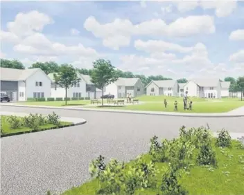  ??  ?? Bancon Homes Approval was given for the second phase which will see 37 new houses built