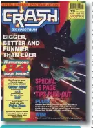  ??  ?? The April, 1992 issue of CRASH. The April Fool game was incorrectl­y listed as ‘Danny the Duster’ on the cover.