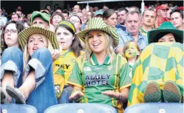  ?? [PHOTO BY RICK STEVES] ?? Attending a Gaelic football match at Dublin’s Croke Park is a great way to meet new Irish friends — as long as you root for the same side.