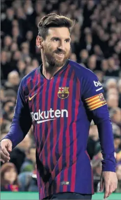  ??  ?? 15 GOLES EN 15 PARTIDOS. La racha de Messi es espectacul­ar.