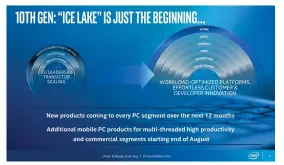 ??  ?? Ice Lake launched in 2019 and only offered mobile processors, but it is key to understand­ing the rationale behind Rocket Lake.