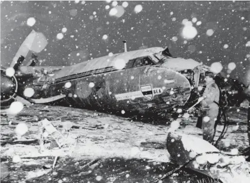  ?? (PA) ?? T he Munich air crash took the l ives of seven Manchester United p l ayers on this day in 1958