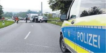  ?? FOTO: PICHLER ?? Mitte September starb ein Mensch bei einem der zahlreiche­n Unfälle auf der B32. Warum die Strecke bei Amtzell gefährlich ist und dies auch für andere Bereiche gilt.