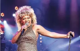  ?? PHOTO PROVIDED BY “TINA: THE TINA TURNER MUSICAL” ?? Ari Groover performs in “Tina: The Tina Turner Musical,” which will be at Bass Concert Hall through Jan. 14.