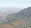  ?? ?? TABLE Mountain and views of Cape Town from the mountain. l Unsplash
