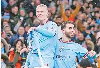  ?? ?? ● Erling Haaland mostró su poderío goleador.