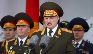  ?? ?? Belarusian dictator Alexander Lukashenko.