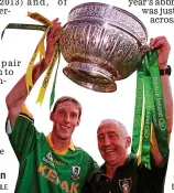  ?? SPORTSFILE ?? Royal reign: Giles and Seán Boylan