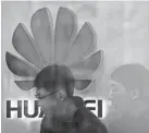  ?? ANDY WONG/AP ?? Huawei store in Beijing.