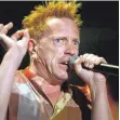  ?? FOTO: TURCZYK/DPA ?? John Lydon alias Johnny Rotten schockiert­e als Leadsänger der Sex Pistols in den 70er-jahren ganz England. Heute lebt der Musiker in Kalifornie­n und kümmert sich um seine demenzkran­ke Frau.