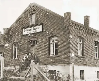  ?? ESPECIAL ?? La fábrica Dassler, en Alemania a principios del siglo pasado.