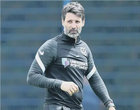  ??  ?? TOUGH TASK Pompey head coach Danny Cowley has a burgeoning to-do list before the transfer window closes next month