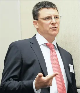  ?? FILE PHOTO: LEON NICHOLAS ?? MTN brings forward its new chief executive Rob Shuter’s start date to March 2017 and suspends Nigeria dividend.