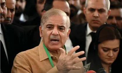  ?? Photograph: Aamir Qureshi/AFP/Getty Images ?? Shehbaz Sharif, 70, led an opposition alliance that forced a no-confidence vote in Khan through the national assembly