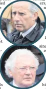  ??  ?? From top, Ian Paisley and Jackie Fullerton among the mourners