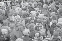  ?? Marie D. De Jesús / Houston Chronicle ?? Protesters in Washington sport “pussycat” hats as a pointed reminder of one of President Donald Trump’s notorious pronouncem­ents about women.