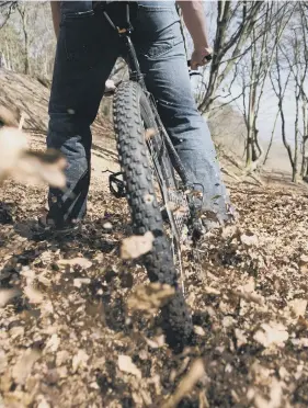  ?? ?? There has ‘substantia­l increase’ in unofficial mountain bike trail. Picture by National Trust Images / John Millar