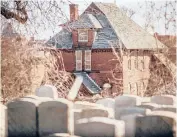  ??  ?? The chapel was built at a cost of $5,000 and was dedicated in 1886, Moses Fox — both a renowned merchant and philanthro­pist — and his wife are buried in the cemetery.