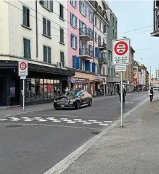  ?? Verbot der Marke Bimbo QSR 20min/jj ?? In der Zürcher Langstrass­e hagelt es Bussen.