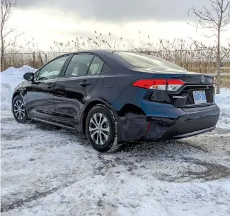  ?? Model: Engine: ?? Loaded with the premium package, the Corolla Hybrid comes in just above the $28,500 mark — including the environmen­tal charges and freight but before taxes. That makes owning a hybrid vehicle — and a pretty good one at that — more affordable than ever.