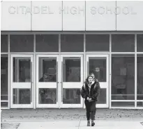  ?? ERIC WYNNE • THE CHRONICLE HERALD ?? Students start to file out of Citadel High School in Halifax in this 2020 photo. The Nova Scotia Teachers Union says high school teachers in HRM are facing job cuts.