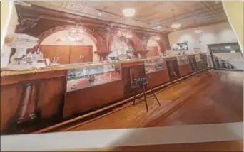  ?? SUBMITTED PHOTO ?? Photo displayed at Morton Borough Council meeting shows inside of a Grassroots medical marijuana dispensary.