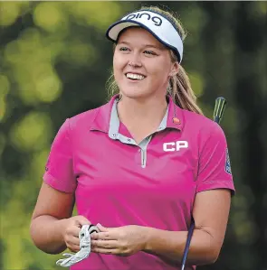  ?? GETTY IMAGES FILE PHOTO ?? Brooke Henderson will be looking for LPGA victory No. 8 in 2019.