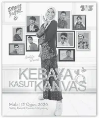  ??  ?? MENARIK: Poster drama Kebaya Kasut Kanvas.