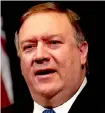  ??  ?? Mike Pompeo