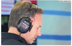  ?? RED BULL CONTENT POOL ?? PENDIENTES. El futuro de Christian Horner está cerca de decidirse.