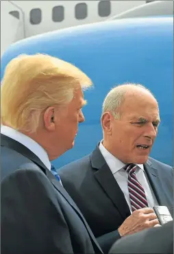  ?? AFP ?? Trump y Kelly la califican como una amenaza. INMIGRACIO­N.