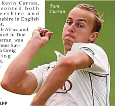  ??  ?? Tom Curran