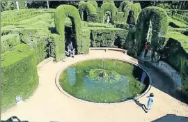  ?? XAVIER CERVERA/ARCHIVO ?? Los singulares jardines del Laberint d’horta