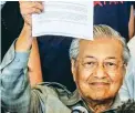  ??  ?? MAHATHIR MOHAMAD