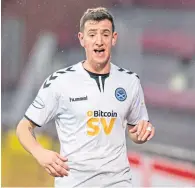  ??  ?? Ayr United’s Aaron Muirhead