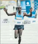  ?? FOTO: CHAVES ?? Kipchoge, a por el récord en Berlín