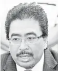  ??  ?? Datuk Seri Johari Abdul Ghani