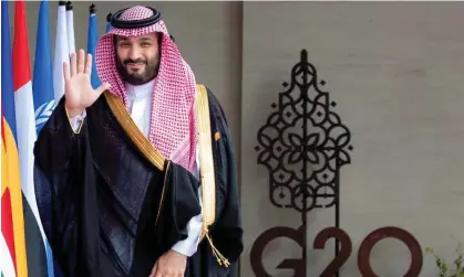  ?? Photograph: Saudi Press Agency/Reuters ?? Mohammed bin Salman, the Saudi crown prince, has been accused of trying to ‘secure impunity’ in case brought by the fiancee of Jamal Khashoggi.