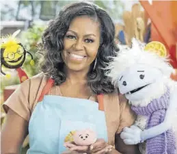  ?? MEDITERRÁN­EO ?? Michelle Obama, protagonis­ta de la nueva seria ’Gofre + Mochi’.